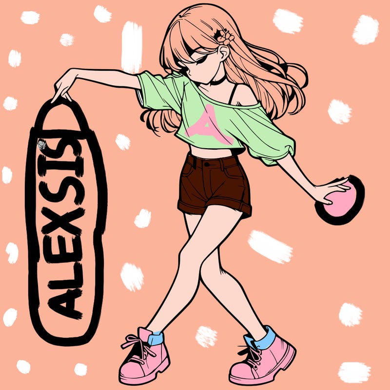 realistic girl danceing