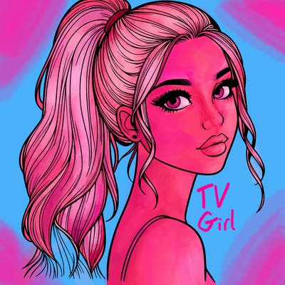 realistic pretty girl with high pony tail