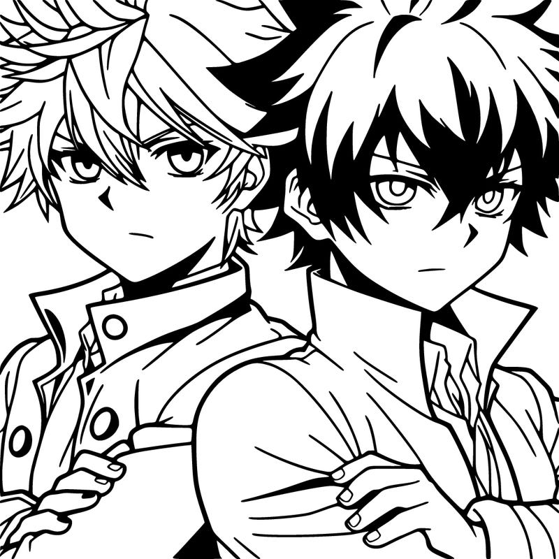 my hero academia bakugo and deku huging