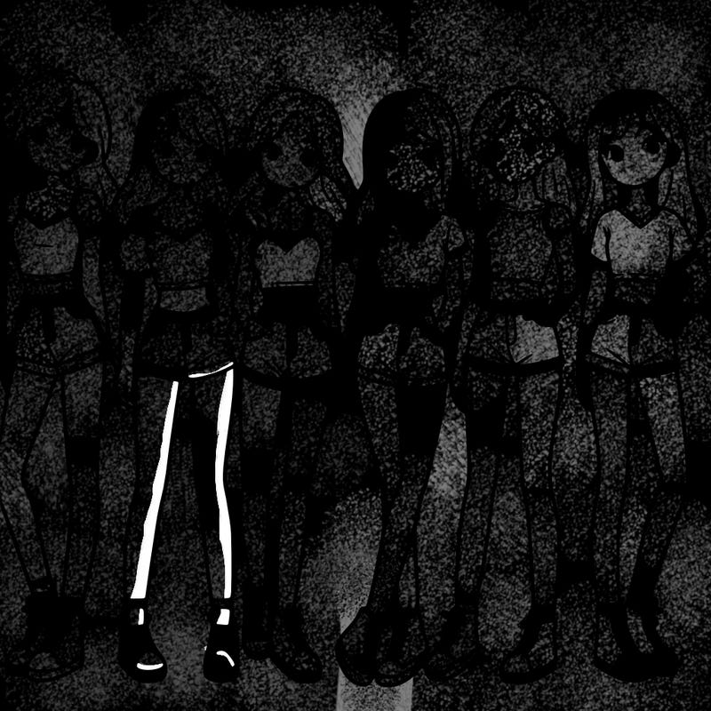 a group of girls wearing crop tops and shorts