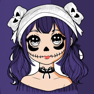 realistic girl halloween
