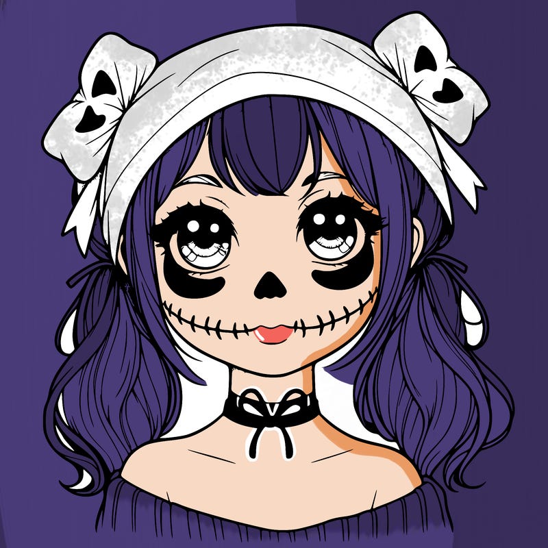 realistic girl halloween