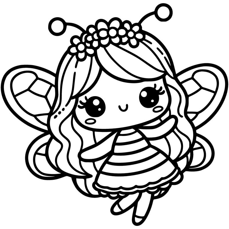 cute bee fairy