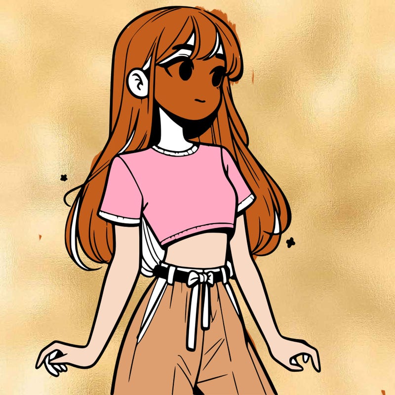 girl in a cute crop top