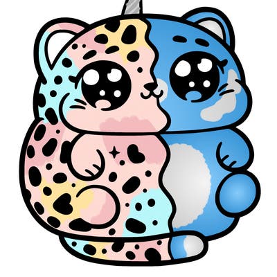 squishmallow cheetah split
