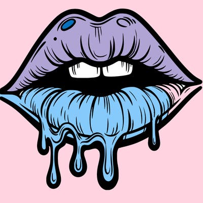 lips that look realistic and drip