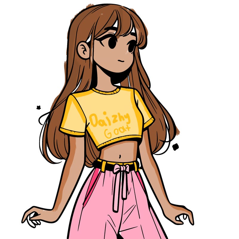 girl in a cute crop top
