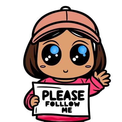 please follow me