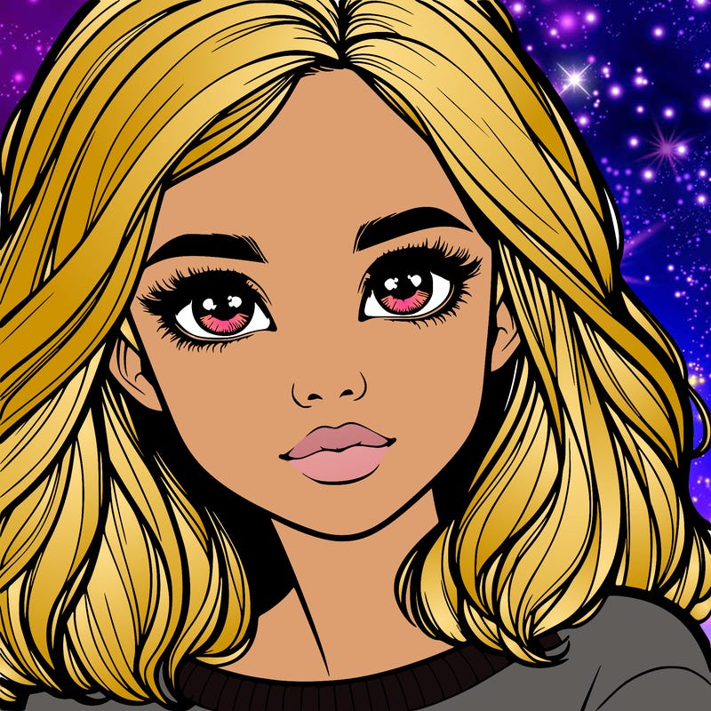 realistic girl whith cute eyes