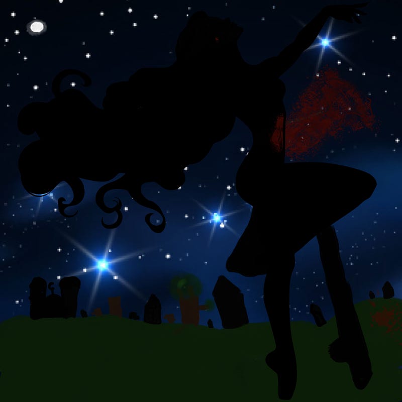 realistic woman dancer