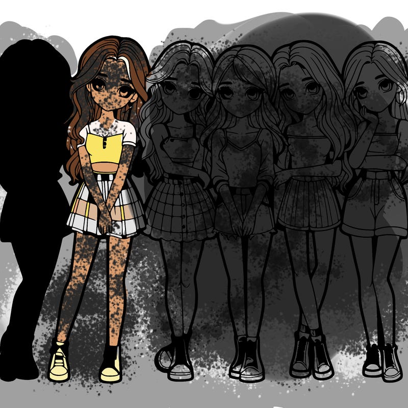 a group of girls realistic