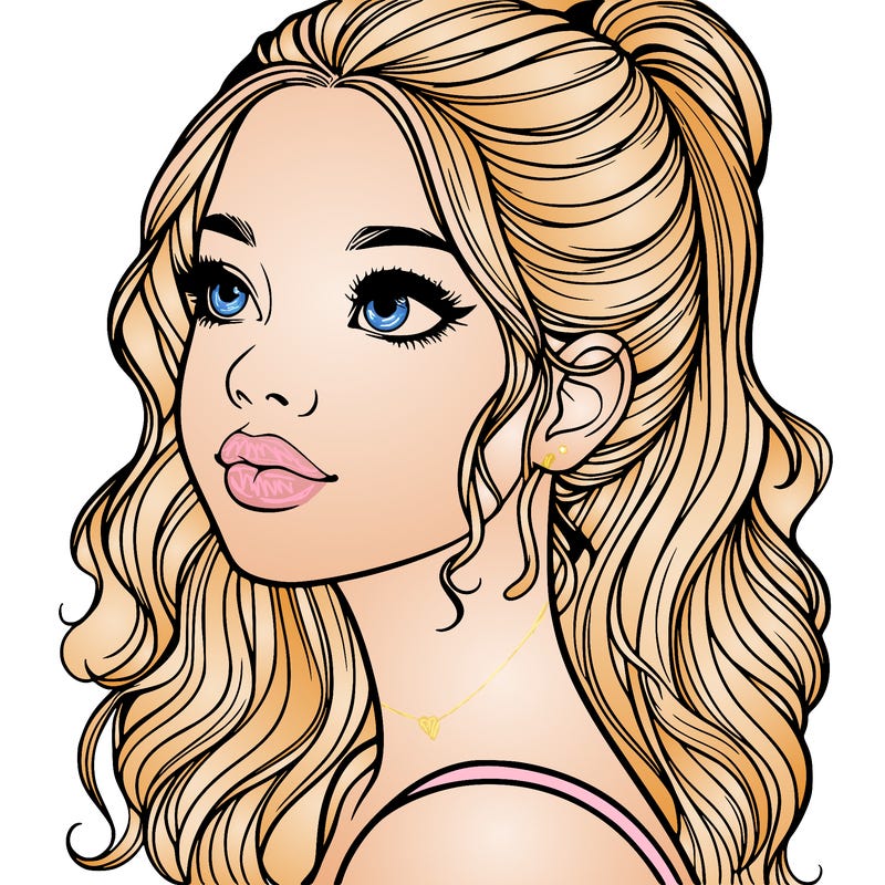 beautiful realistic girl