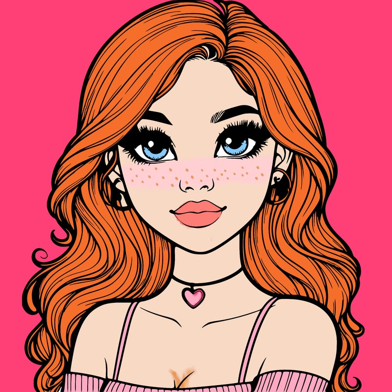 realistic pretty girl