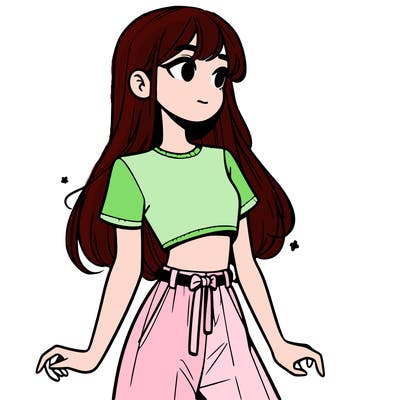 girl in a cute crop top