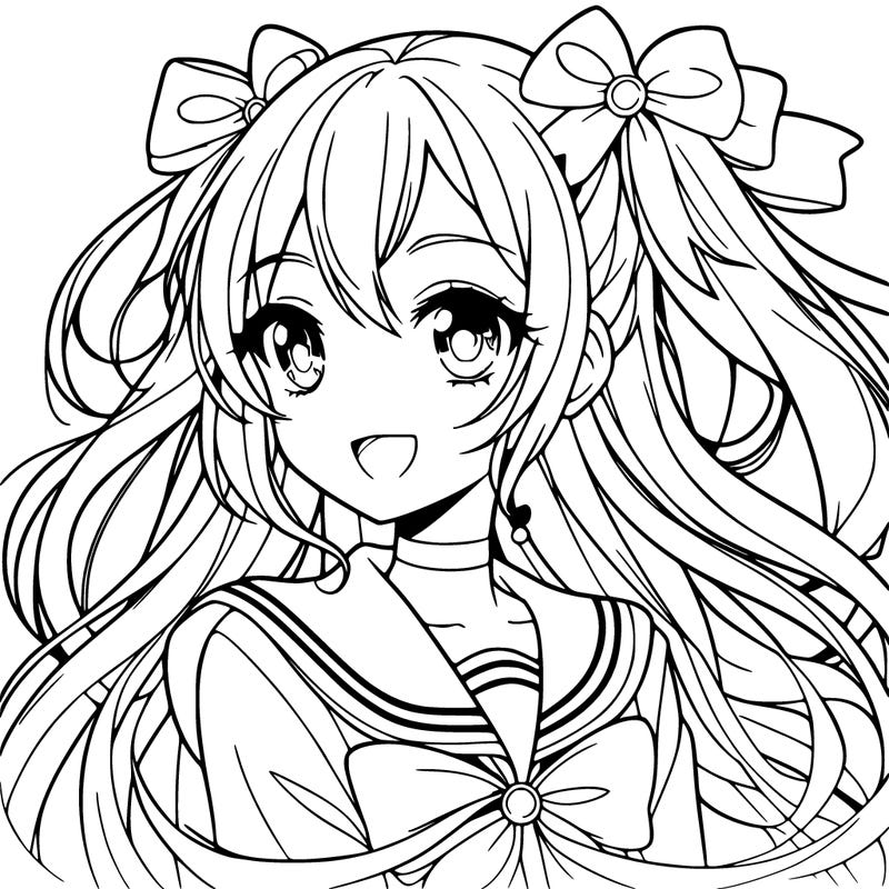 beautiful anime girl