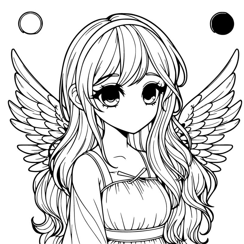 realistic girl with wings