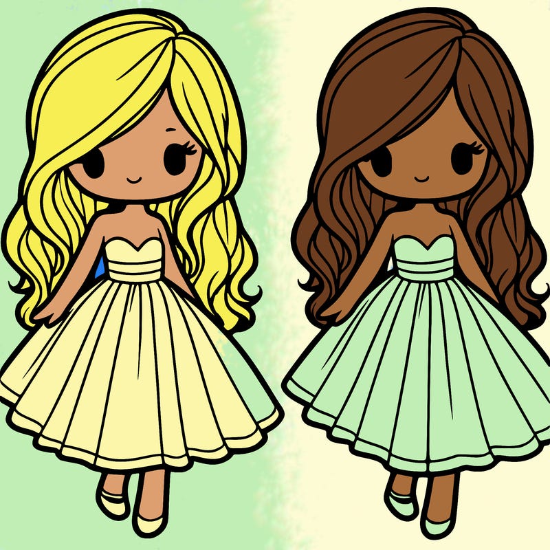 girl in a flowy dress