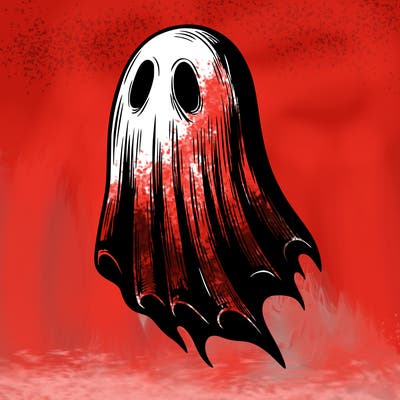 realistic creepy ghost