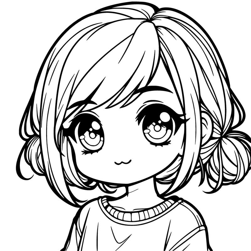 cute  girl realistic