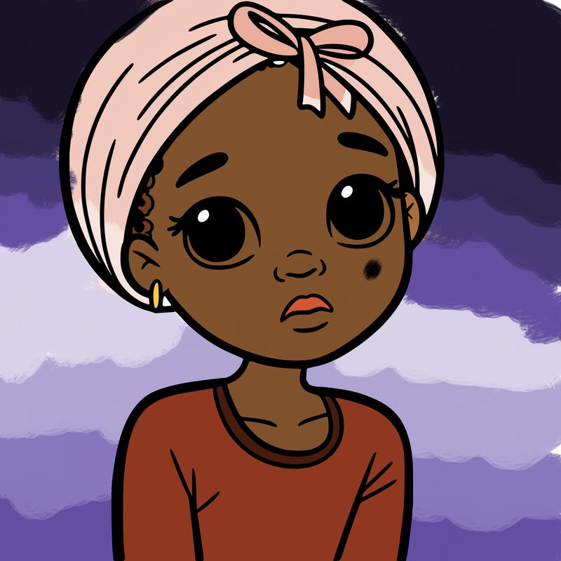 black girl with cancer