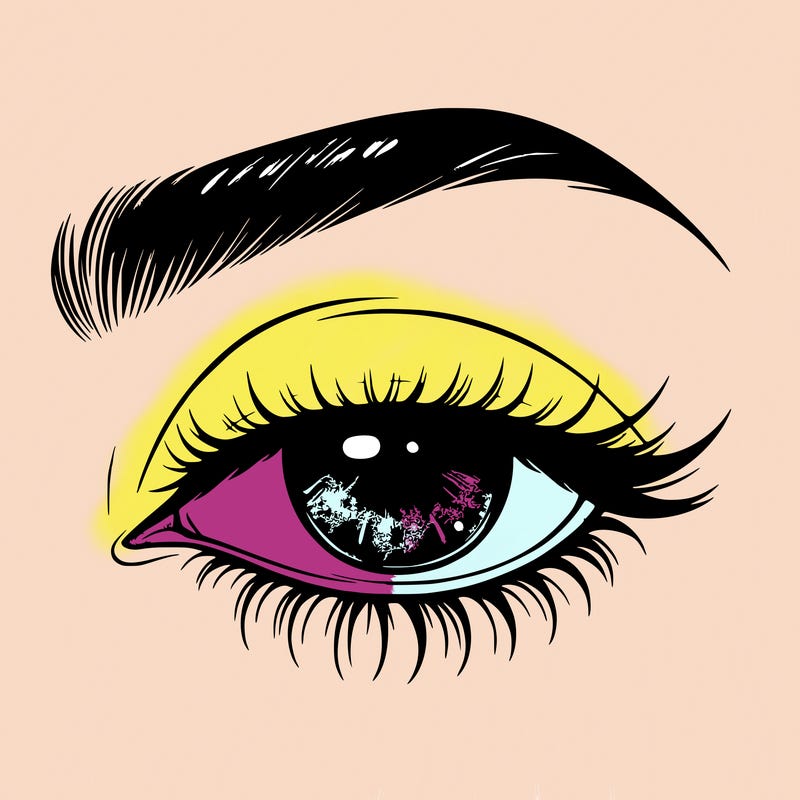 eye closed realistic