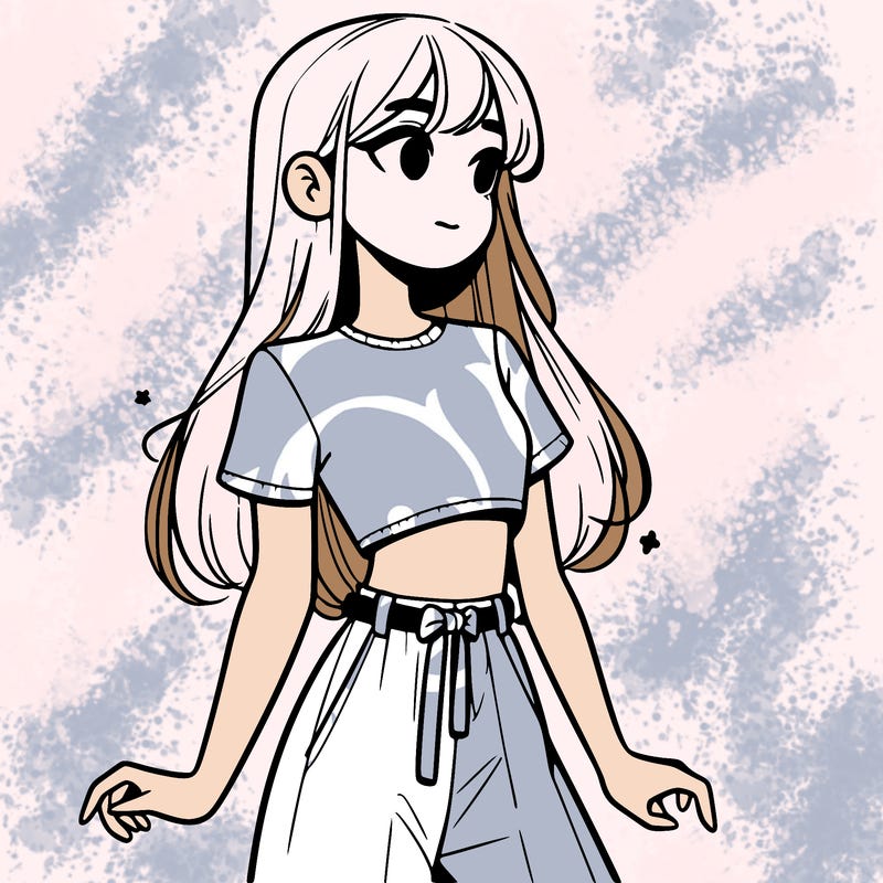 girl in a cute crop top