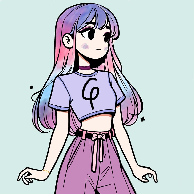 girl in a cute crop top