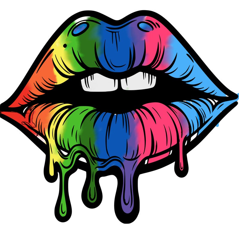 lips that look realistic and drip