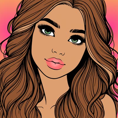 beautiful realistic girl