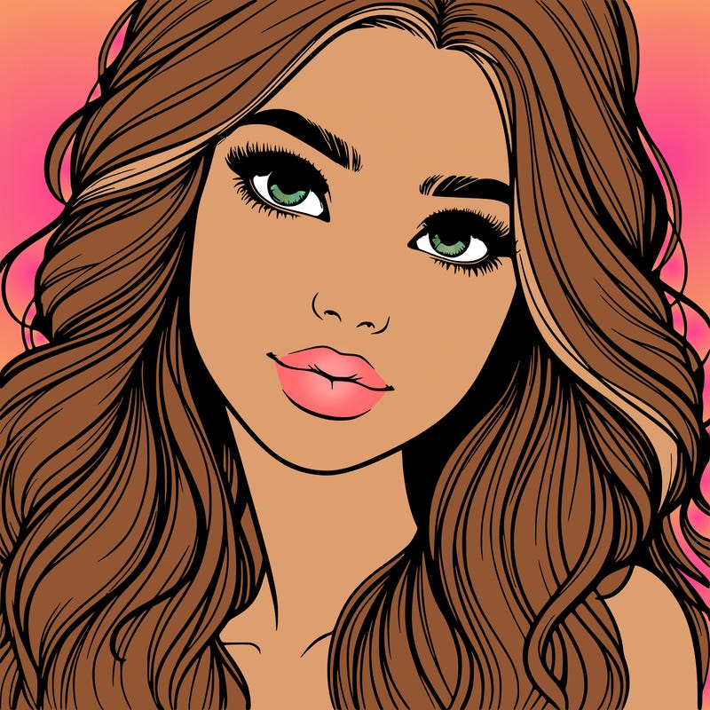 beautiful realistic girl