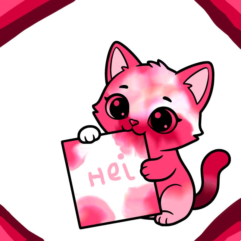 a small cat with a blank sheet of paper in its hand. the cat is sooooooo cute!