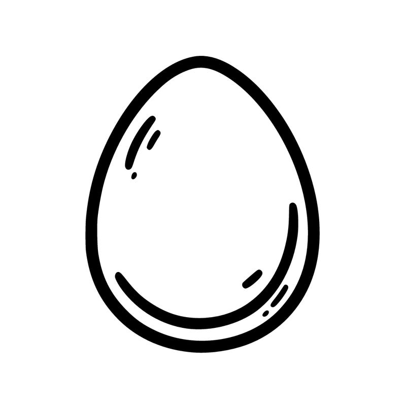 easter egg that is blank