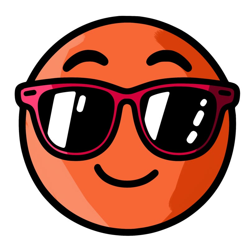 emoji with sunglasses