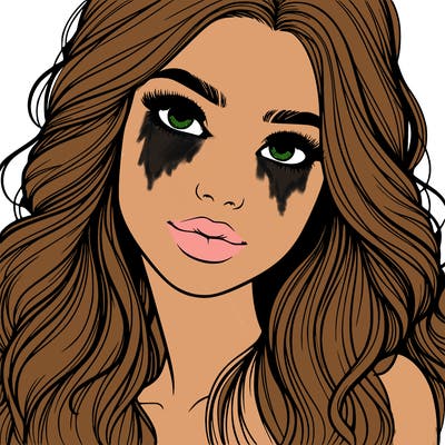 beautiful realistic girl