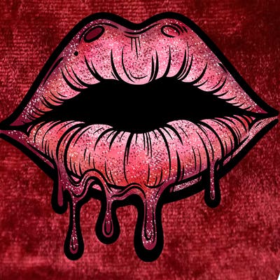 lips that look realistic and drip