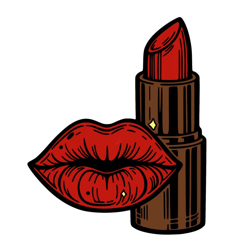 lips and lipstick