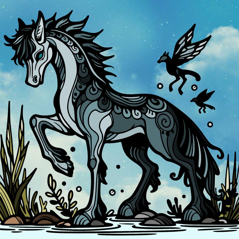 kelpie, fantasy animal