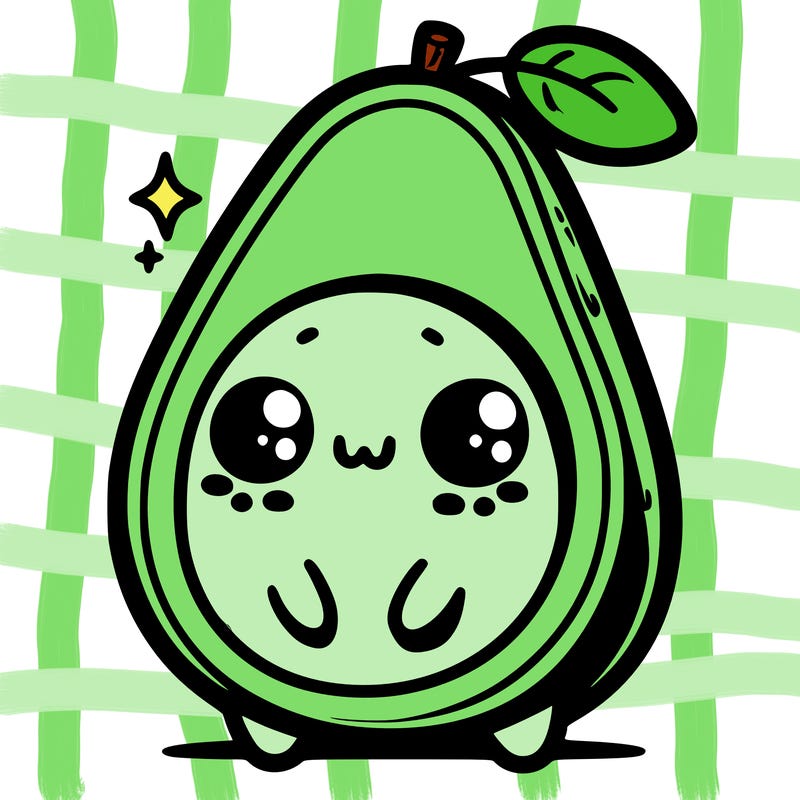 cute avocado