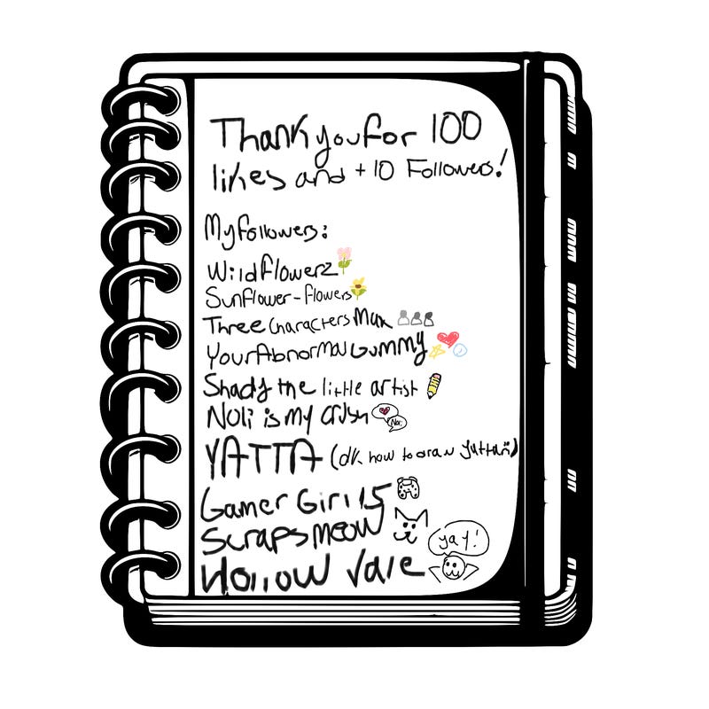 blank, realistic notebook