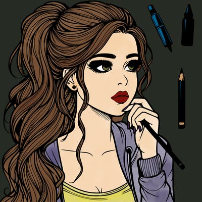 realistic teenage pretty