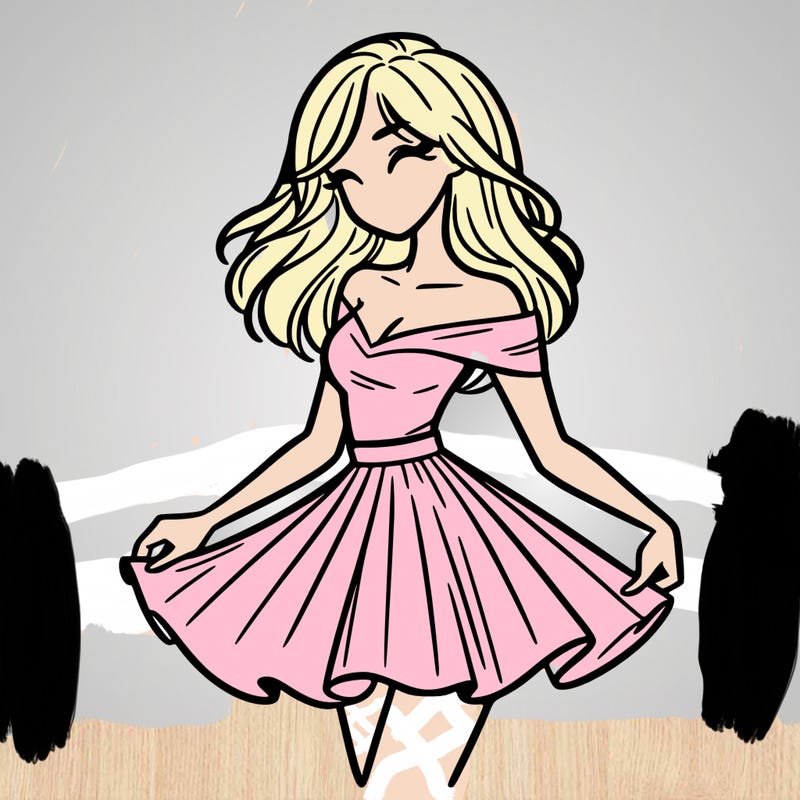 woman in skirt