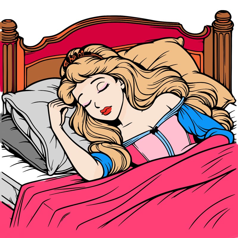 realistic sleeping beauty