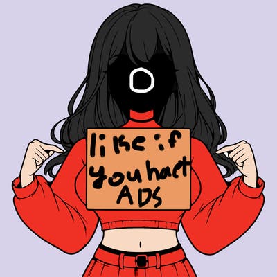 girl holding a blank sign in a long sleeve crop top
