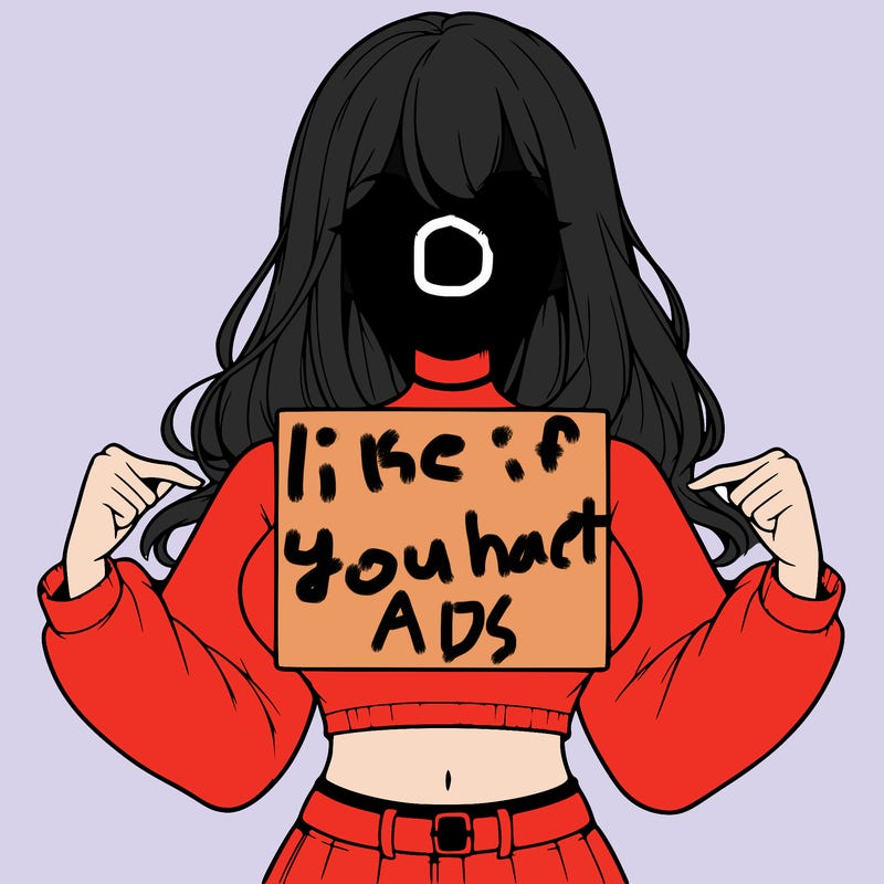 girl holding a blank sign in a long sleeve crop top