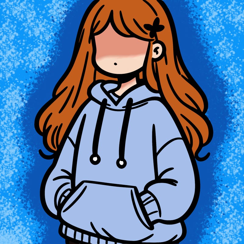 girl in sweatshirt
