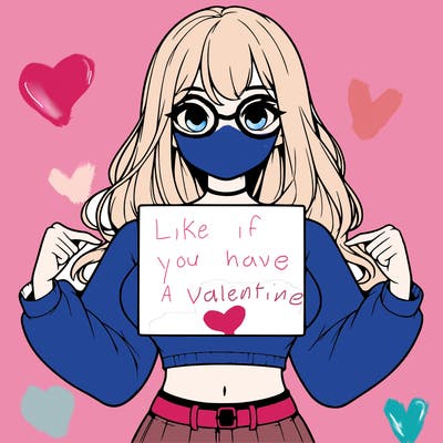 girl holding a blank sign in a long sleeve crop top