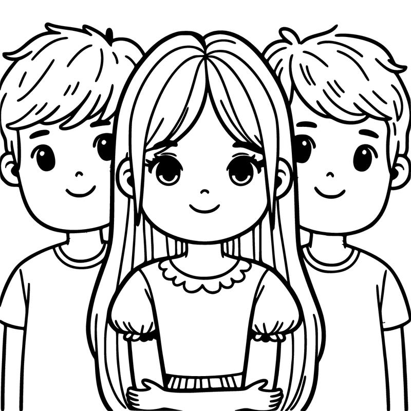 a girl with 3 brothers