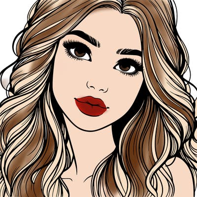 beautiful realistic girl