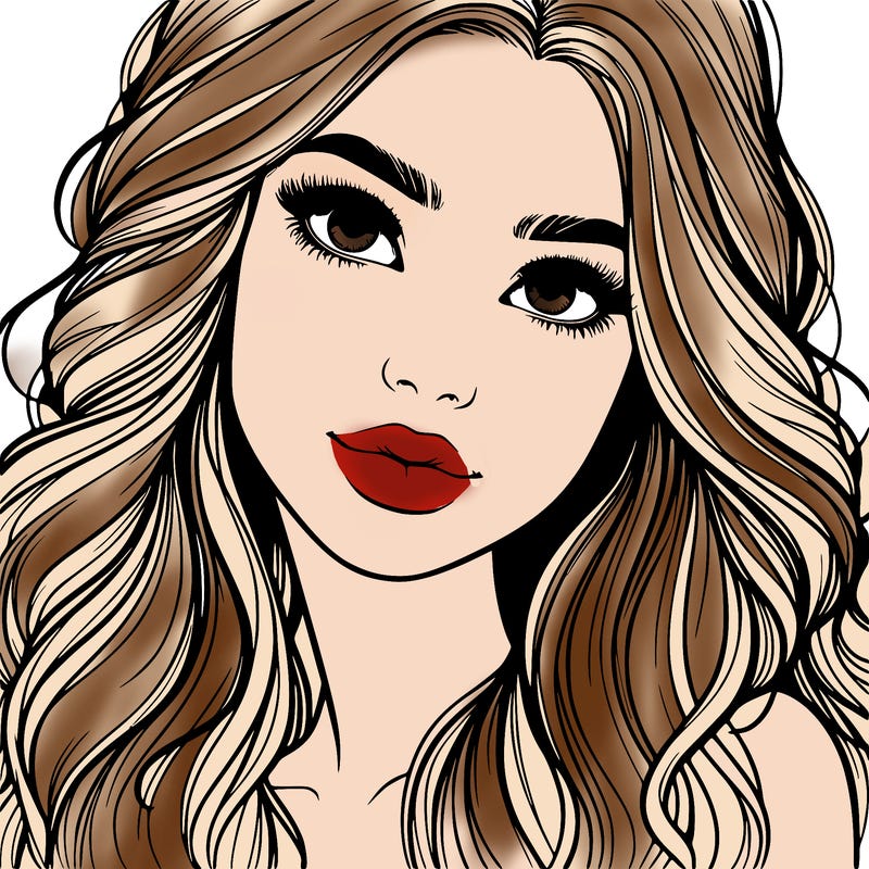 beautiful realistic girl