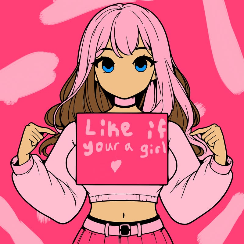 girl holding a blank sign in a long sleeve crop top